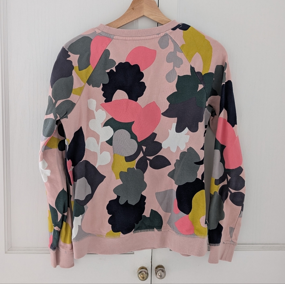 Boden Multicolor Floral Crew Neck Sweater - Picture 5 of 5